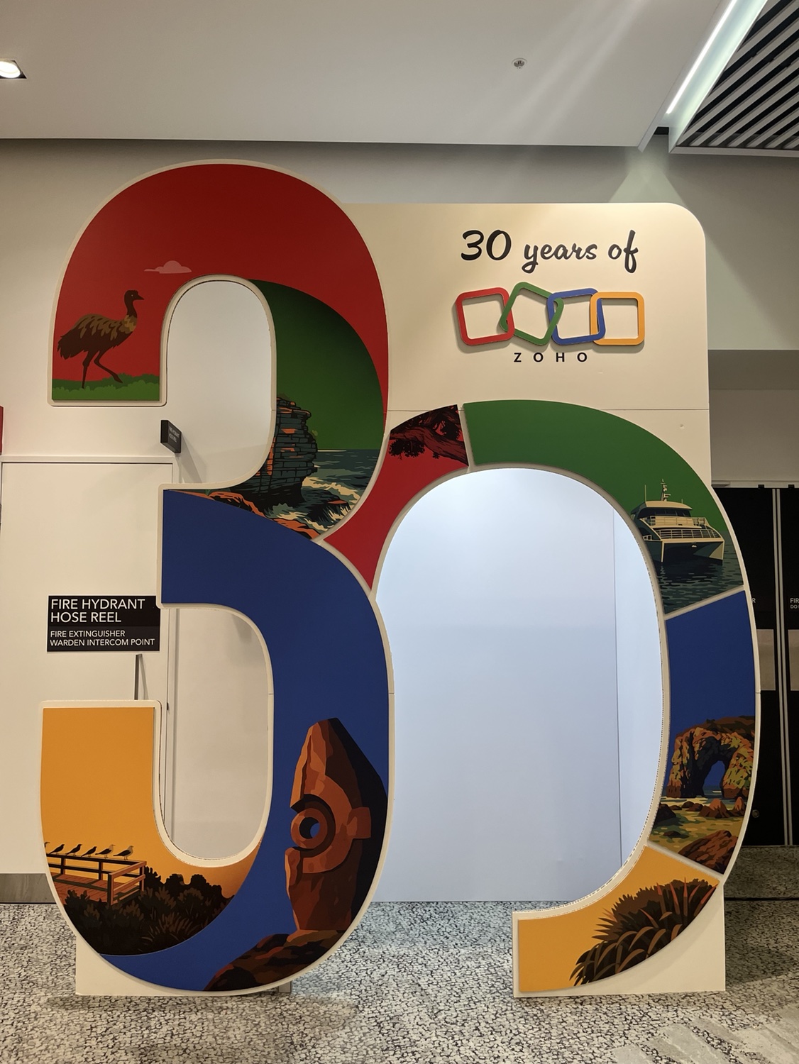 Zoho's 30-year display at Zoholics Sydney